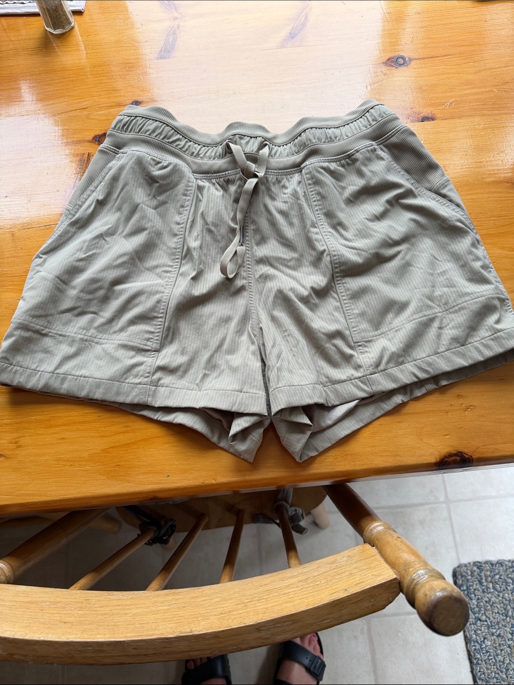 lululemon athletica Sand Drawstring Athletic Shorts